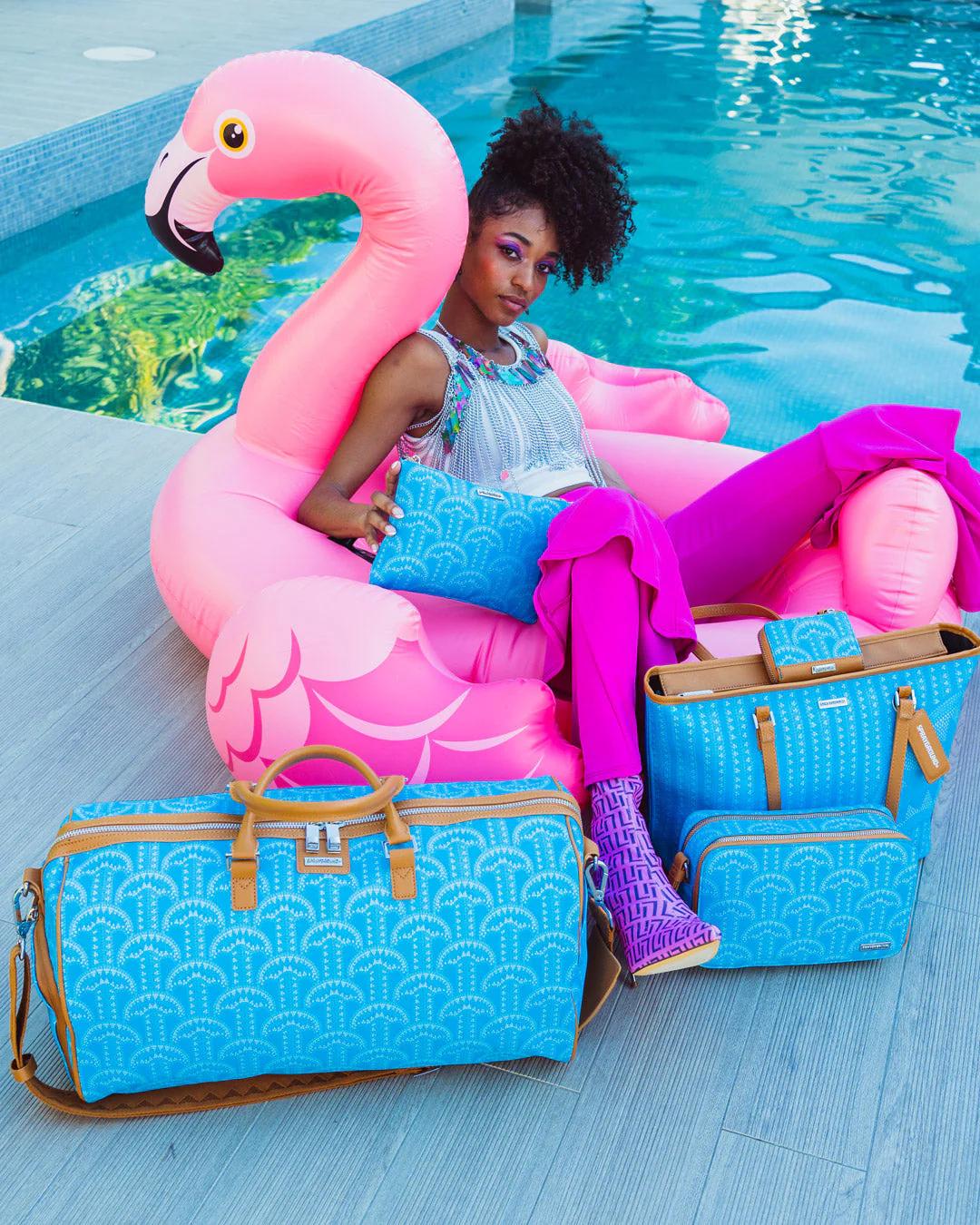 Sprayground Recommended | ILLUCHAINS TURQ TOTE