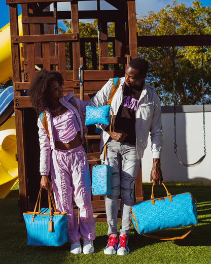 Sprayground Recommended | ILLUCHAINS TURQ TOTE