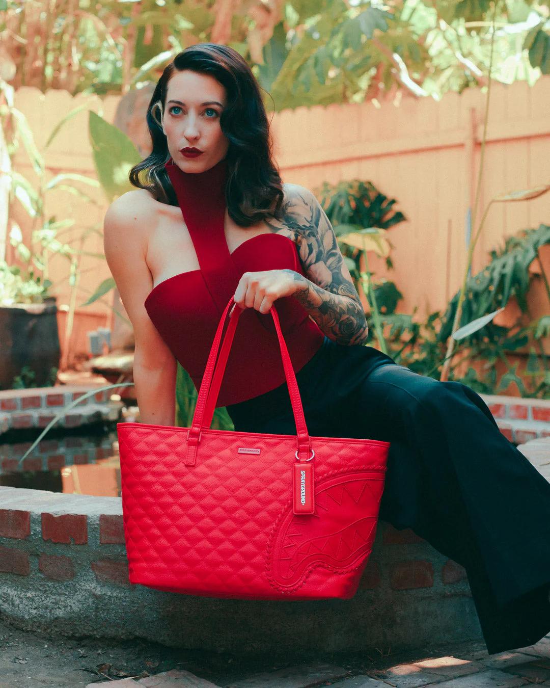 Sprayground Classic | RED RIVIERA TOTE