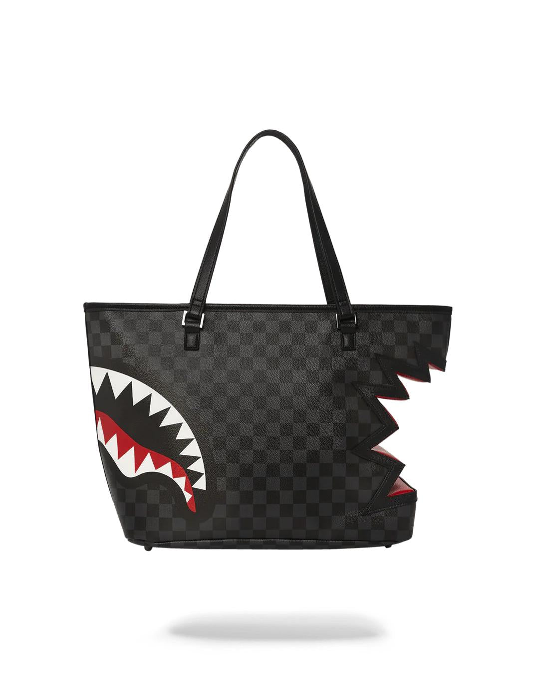 Sprayground New | SHARK BITE SHARKS IN PARIS GRAY TOTE