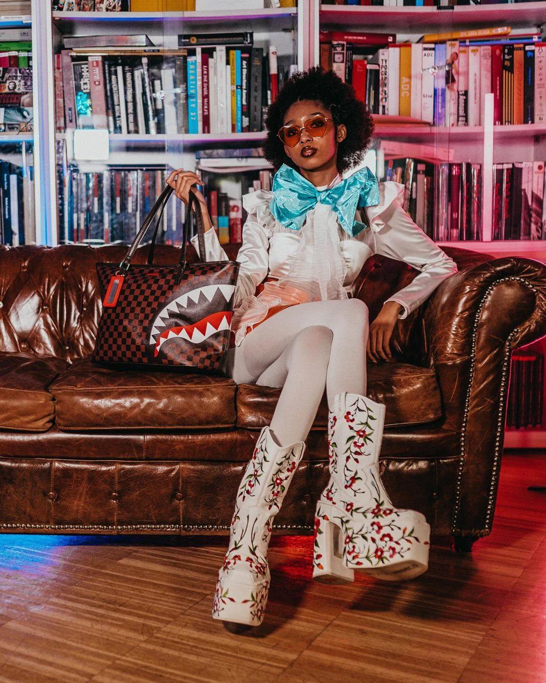 Sprayground Featured | CHECKS IN CAMOFLAUGE TOTE