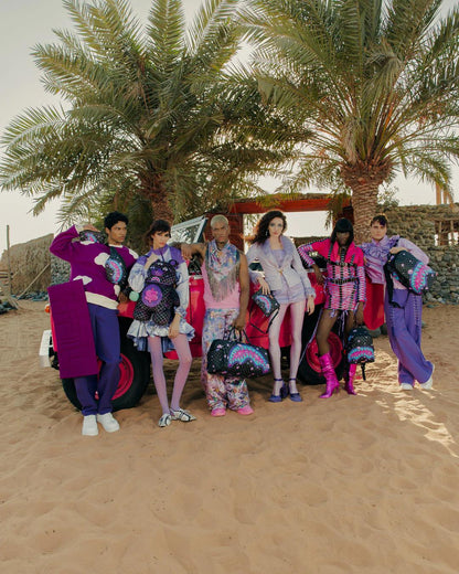 Sprayground Essential | PURPLE SLIME SHARK SAVVY CROSSBODY