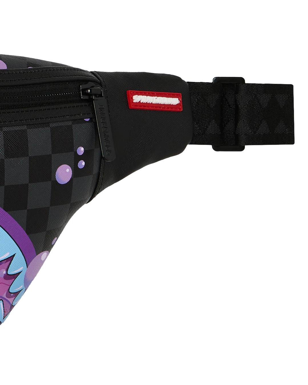 Sprayground Essential | PURPLE SLIME SHARK SAVVY CROSSBODY