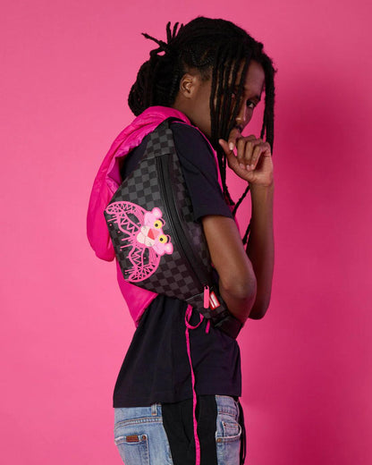 Sprayground New | PINK PANTHER DIAMOND SHARK SAVVY CROSSBODY