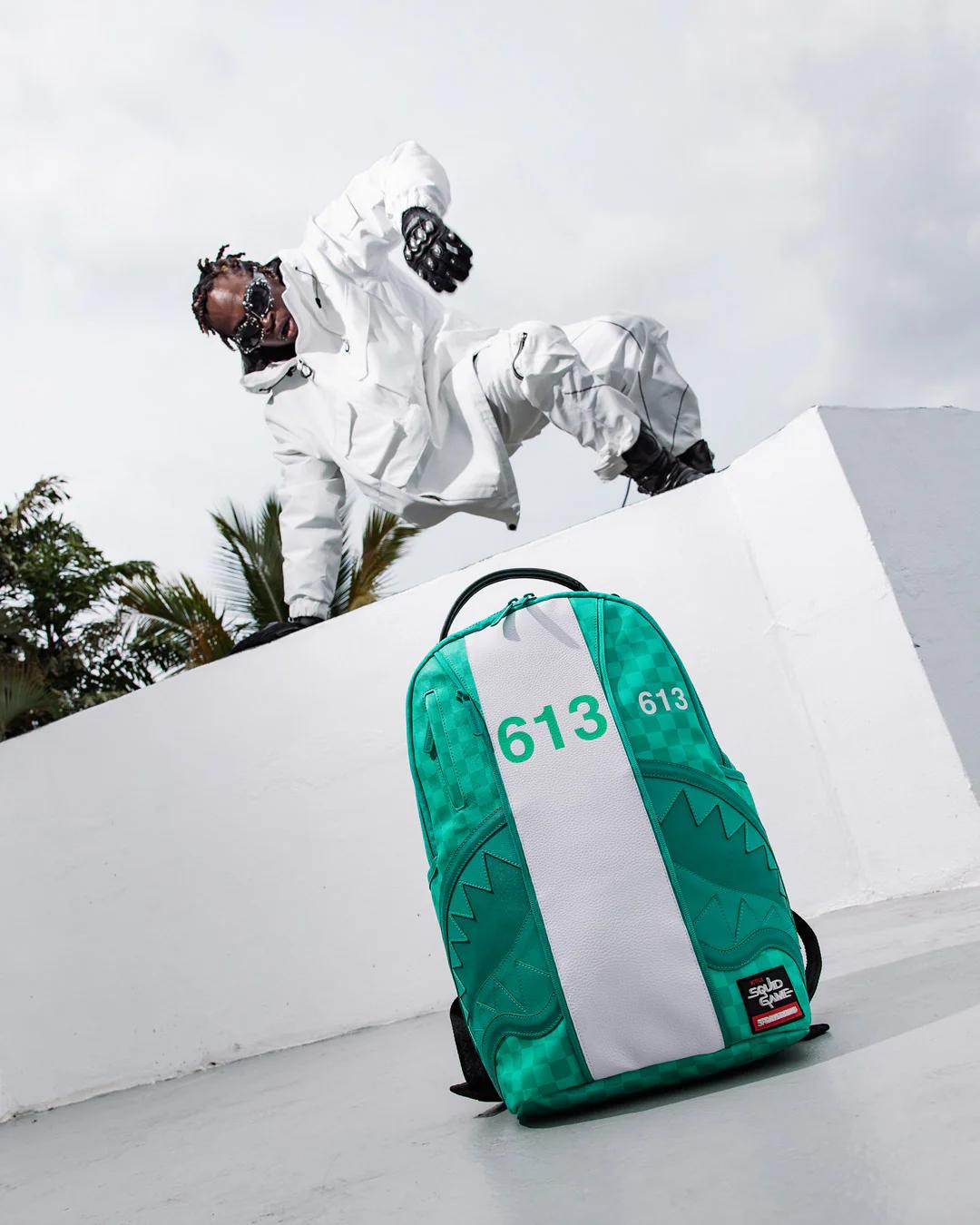 Sprayground Trending | SQUID GAME COLLAB JUMPSUIT BACKPACK