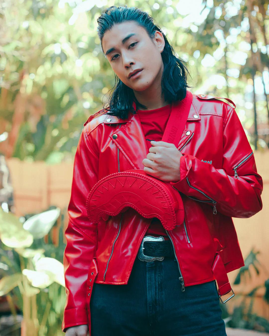 Sprayground Best Seller | RED RIVIERA SHARKMOUTH CROSSBODY