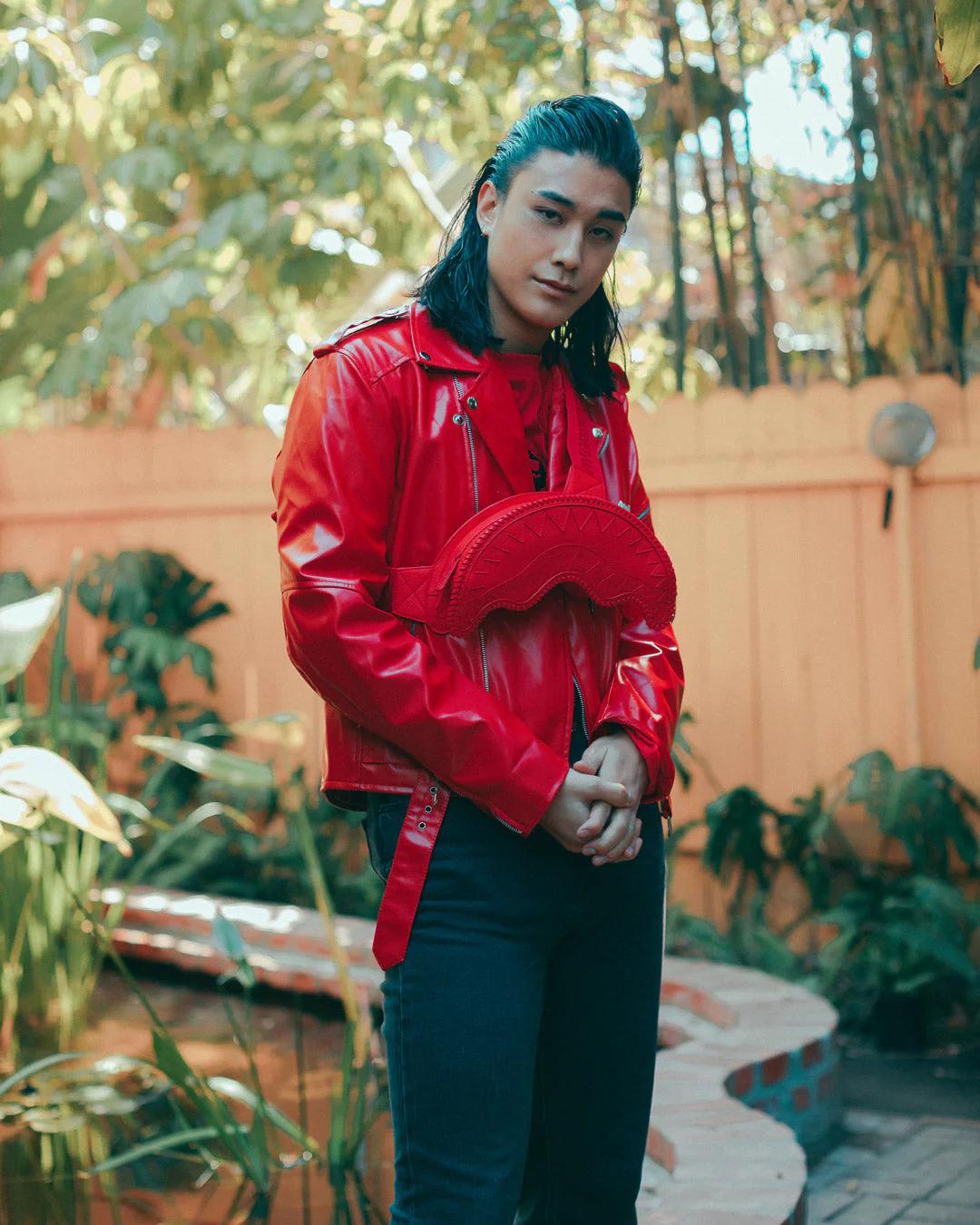 Sprayground Best Seller | RED RIVIERA SHARKMOUTH CROSSBODY