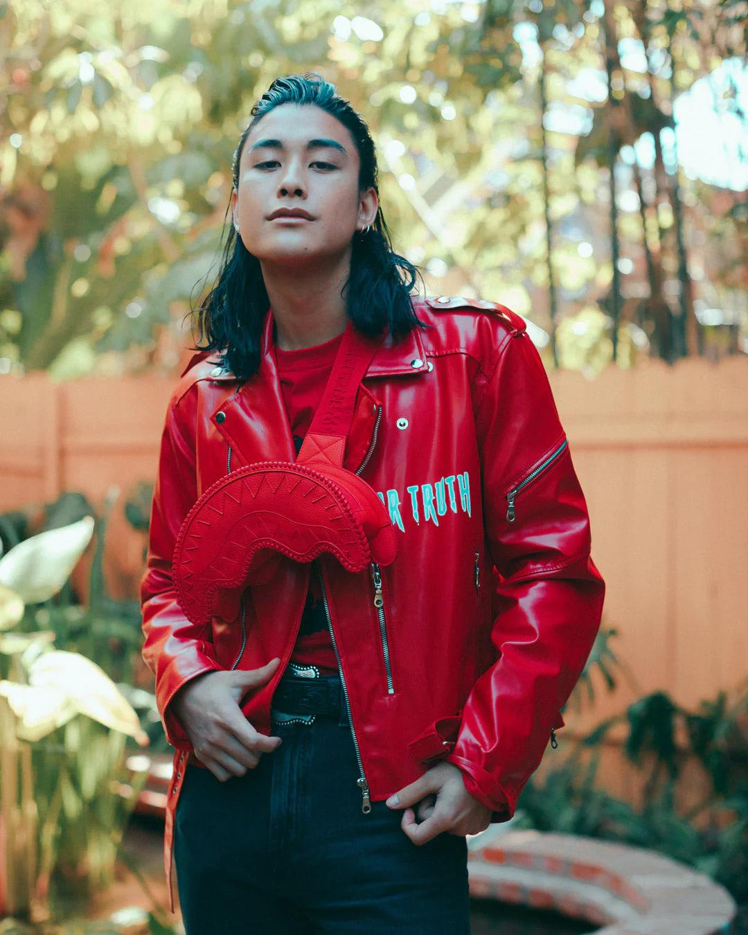 Sprayground Best Seller | RED RIVIERA SHARKMOUTH CROSSBODY