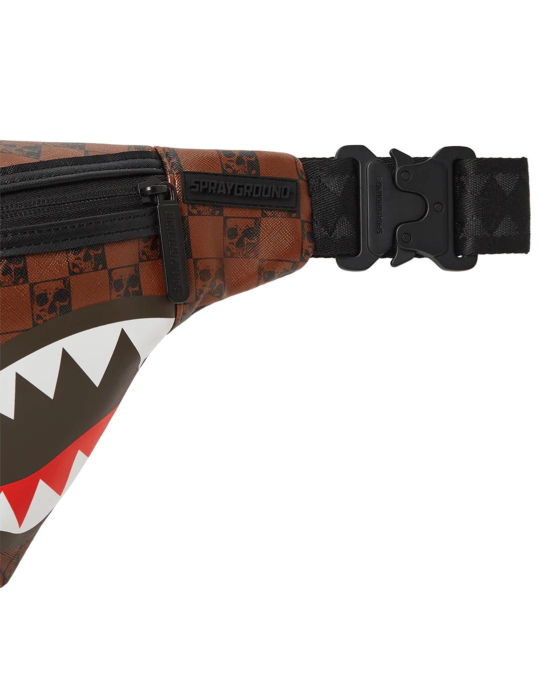Sprayground Signature | SHARKS AND SKULLS SAVVY CROSSBODY