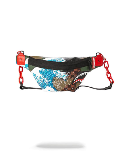 Sprayground Recommended | CAMOKAWA WAVE SHARK CROSSBODY