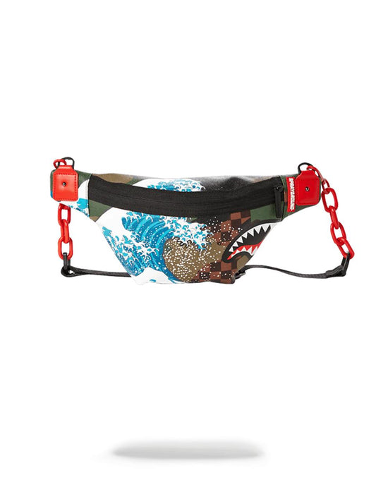 Sprayground Recommended | CAMOKAWA WAVE SHARK CROSSBODY