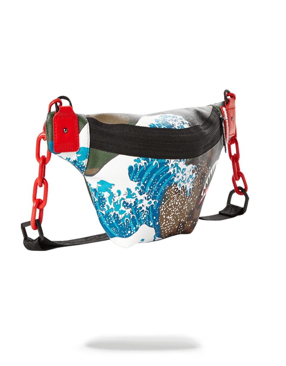 Sprayground Recommended | CAMOKAWA WAVE SHARK CROSSBODY