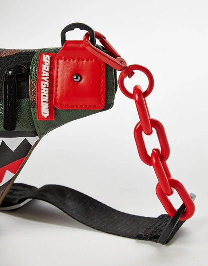 Sprayground Recommended | CAMOKAWA WAVE SHARK CROSSBODY