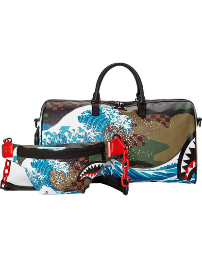 Sprayground Recommended | CAMOKAWA WAVE SHARK CROSSBODY