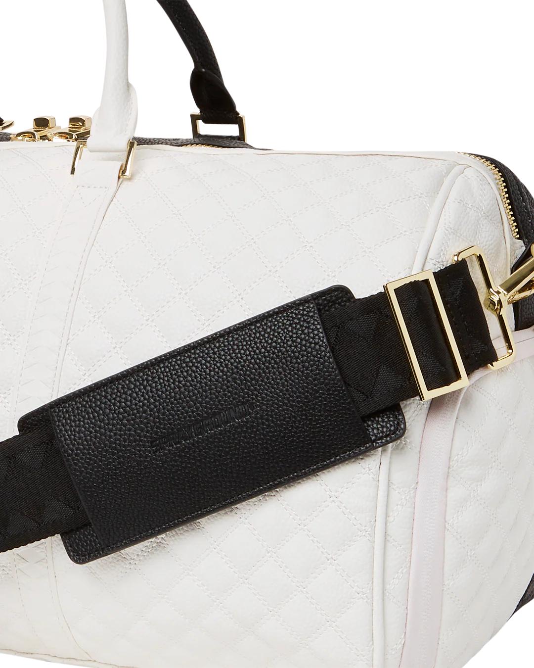 Sprayground Best Seller | LEVELED UP SPLIT QUILT SHARK DUFFLE
