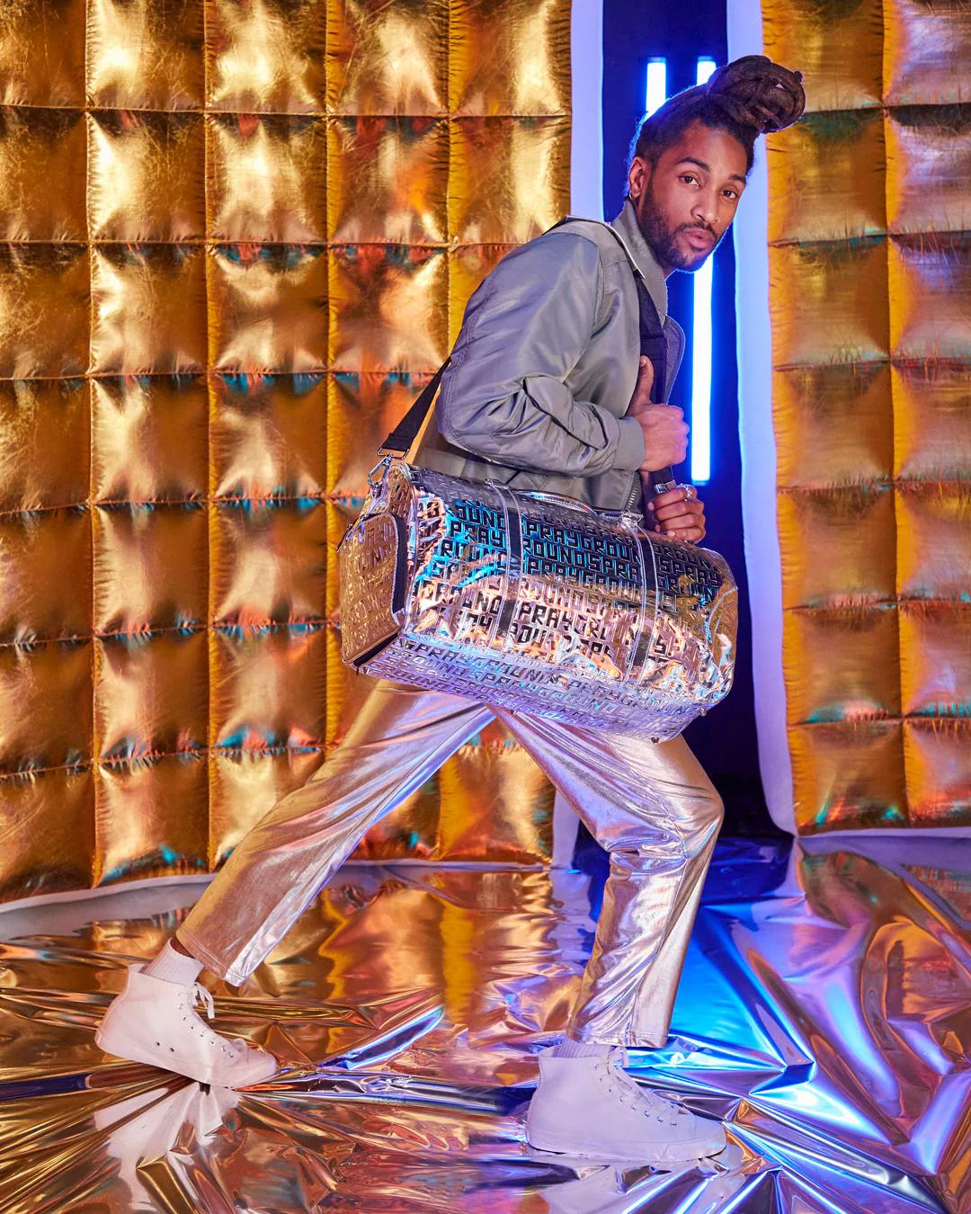 Sprayground Classic | FUTURE TITAN (METALLIC) DUFFLE