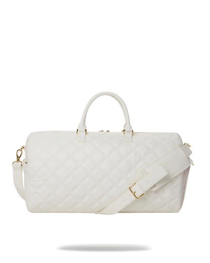 Sprayground Best Seller | RIVIERA LE BLANC GOLD CHAIN SHARK DUFFLE