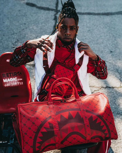 Sprayground Recommended | MONEY PATTERN BRICK DUFFLE