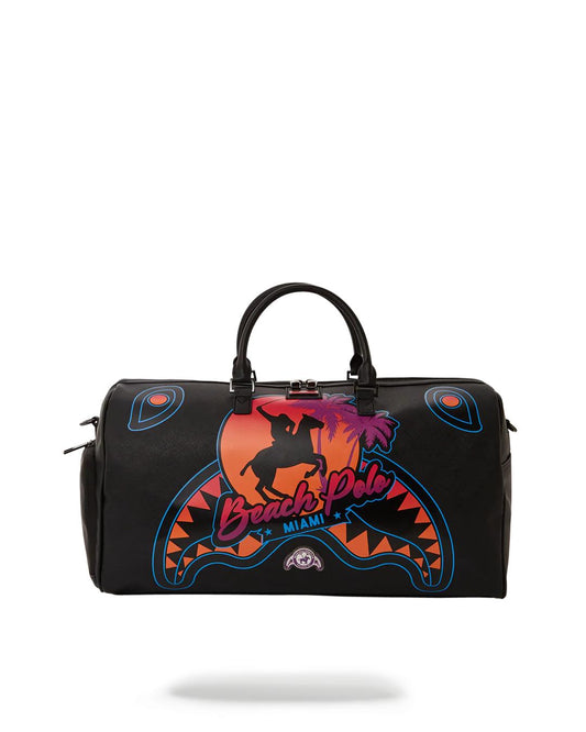 Sprayground New | MIAMI BEACH POLO COLLAB DUFFLE (BLACK)