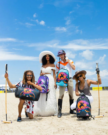 Sprayground New | MIAMI BEACH POLO COLLAB DUFFLE (BLACK)