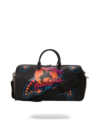 Sprayground New | MIAMI BEACH POLO COLLAB DUFFLE (BLACK)