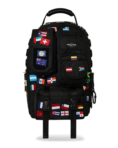 Sprayground Premium | JAMES FIRST CLASS GLOBAL FLAGS SPECIAL OPS CARGO BACKPACK