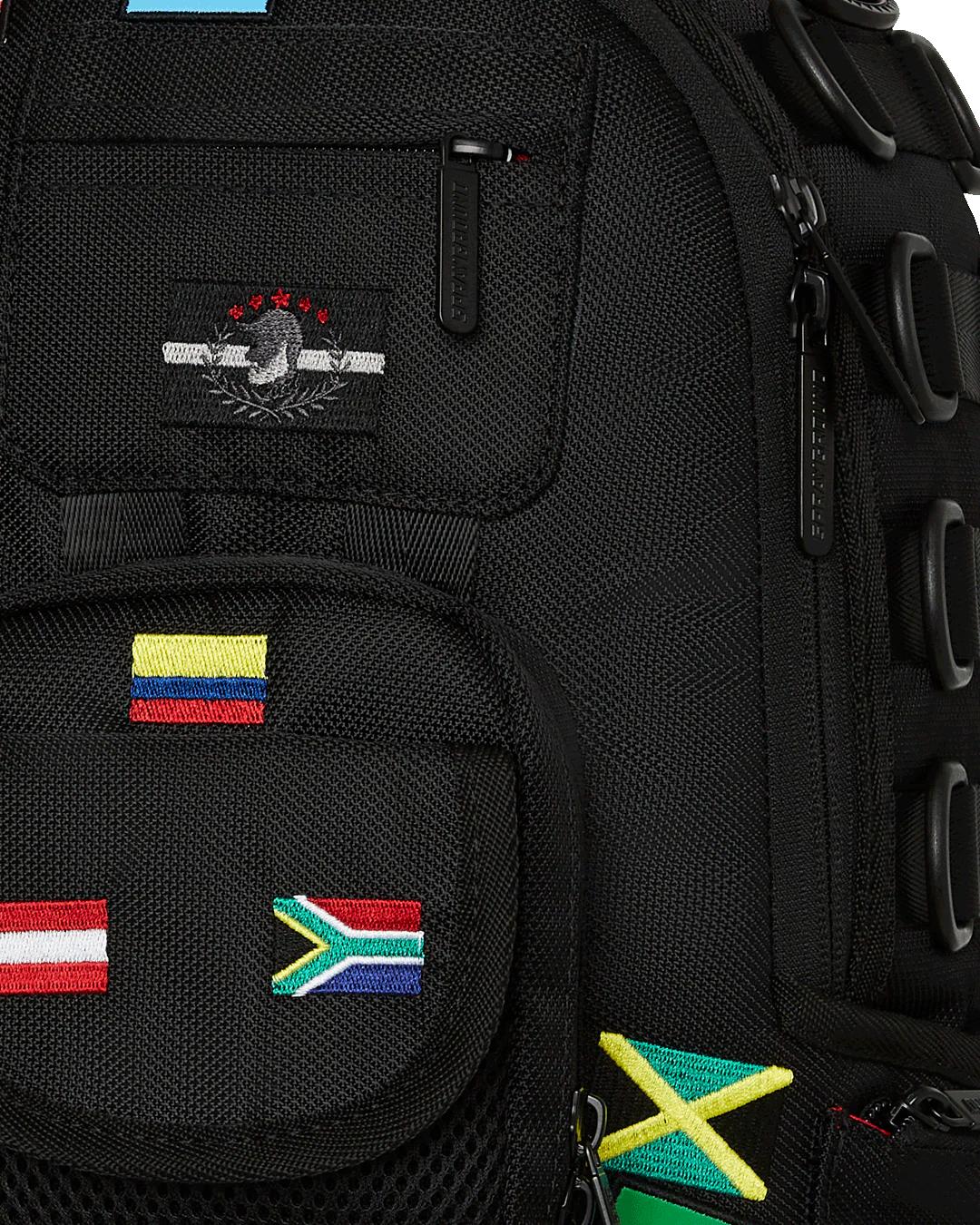 Sprayground Premium | JAMES FIRST CLASS GLOBAL FLAGS SPECIAL OPS CARGO BACKPACK