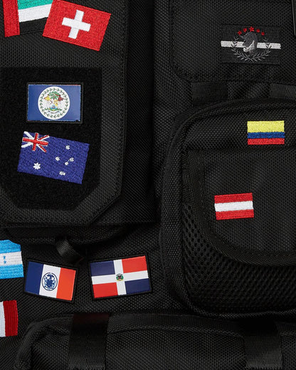 Sprayground Premium | JAMES FIRST CLASS GLOBAL FLAGS SPECIAL OPS CARGO BACKPACK