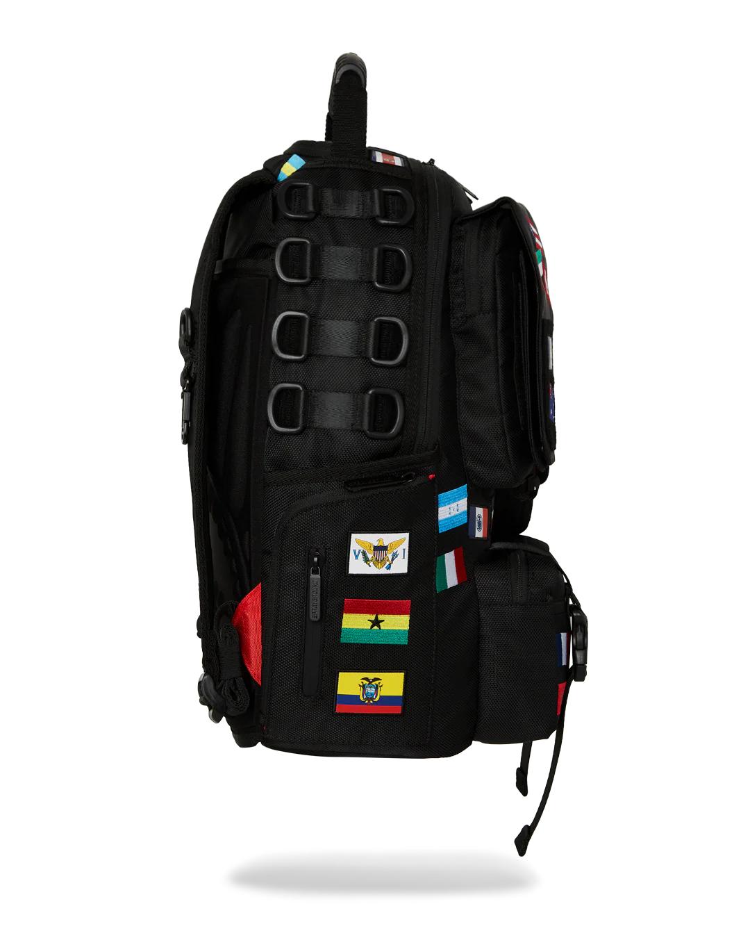Sprayground Premium | JAMES FIRST CLASS GLOBAL FLAGS SPECIAL OPS CARGO BACKPACK
