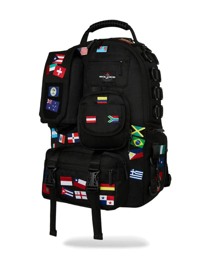 Sprayground Premium | JAMES FIRST CLASS GLOBAL FLAGS SPECIAL OPS CARGO BACKPACK