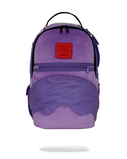 Sprayground Exclusive | NOOO WAY!!! A REVERSIBLE BACKPACK - PURPLE VELOUR TO OG SHARKS IN PARI