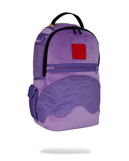 Sprayground Exclusive | NOOO WAY!!! A REVERSIBLE BACKPACK - PURPLE VELOUR TO OG SHARKS IN PARI