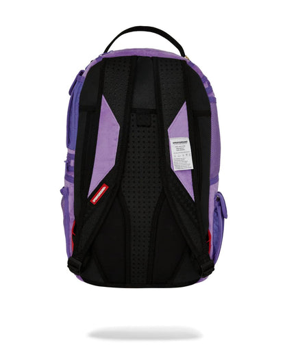 Sprayground Exclusive | NOOO WAY!!! A REVERSIBLE BACKPACK - PURPLE VELOUR TO OG SHARKS IN PARI