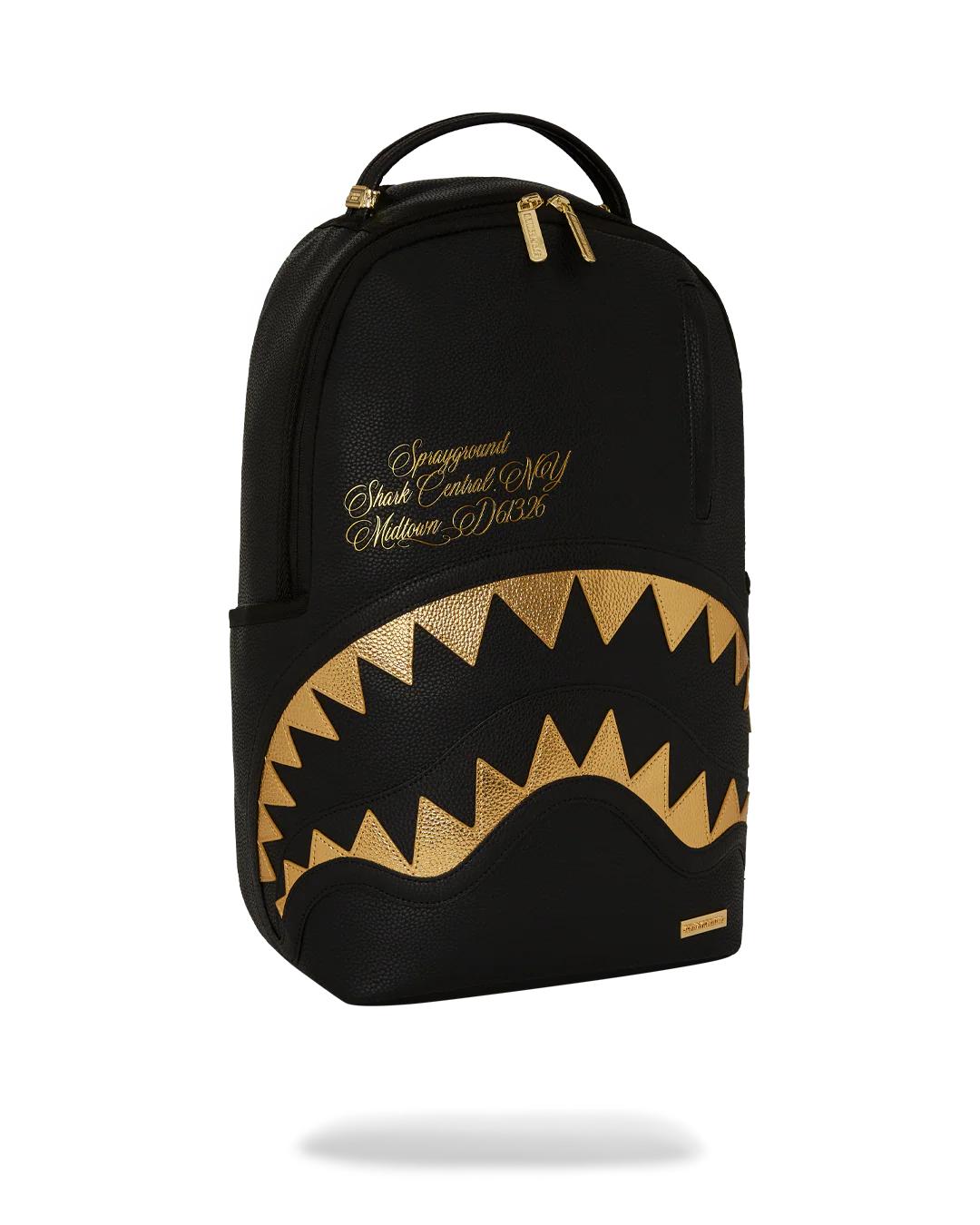 Sprayground Popular | SHARK CENTRAL GILDED BITE BACKPACK