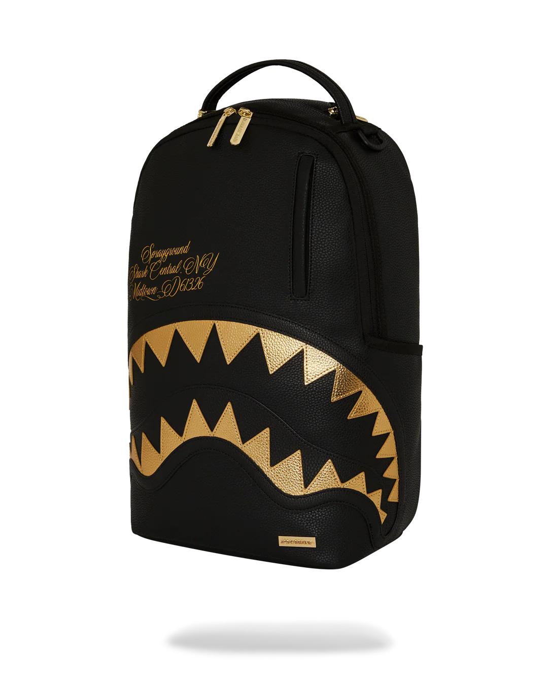 Sprayground Popular | SHARK CENTRAL GILDED BITE BACKPACK