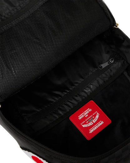 Sprayground Exclusive | LIGHTS OUT SHARKS IN PARIS CHENILLE SHARK BACKPACK
