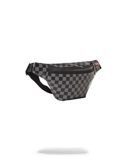 Sprayground Premium | SHARKS IN PARIS (BLACK CHECKERED EDITION) CROSSBODY