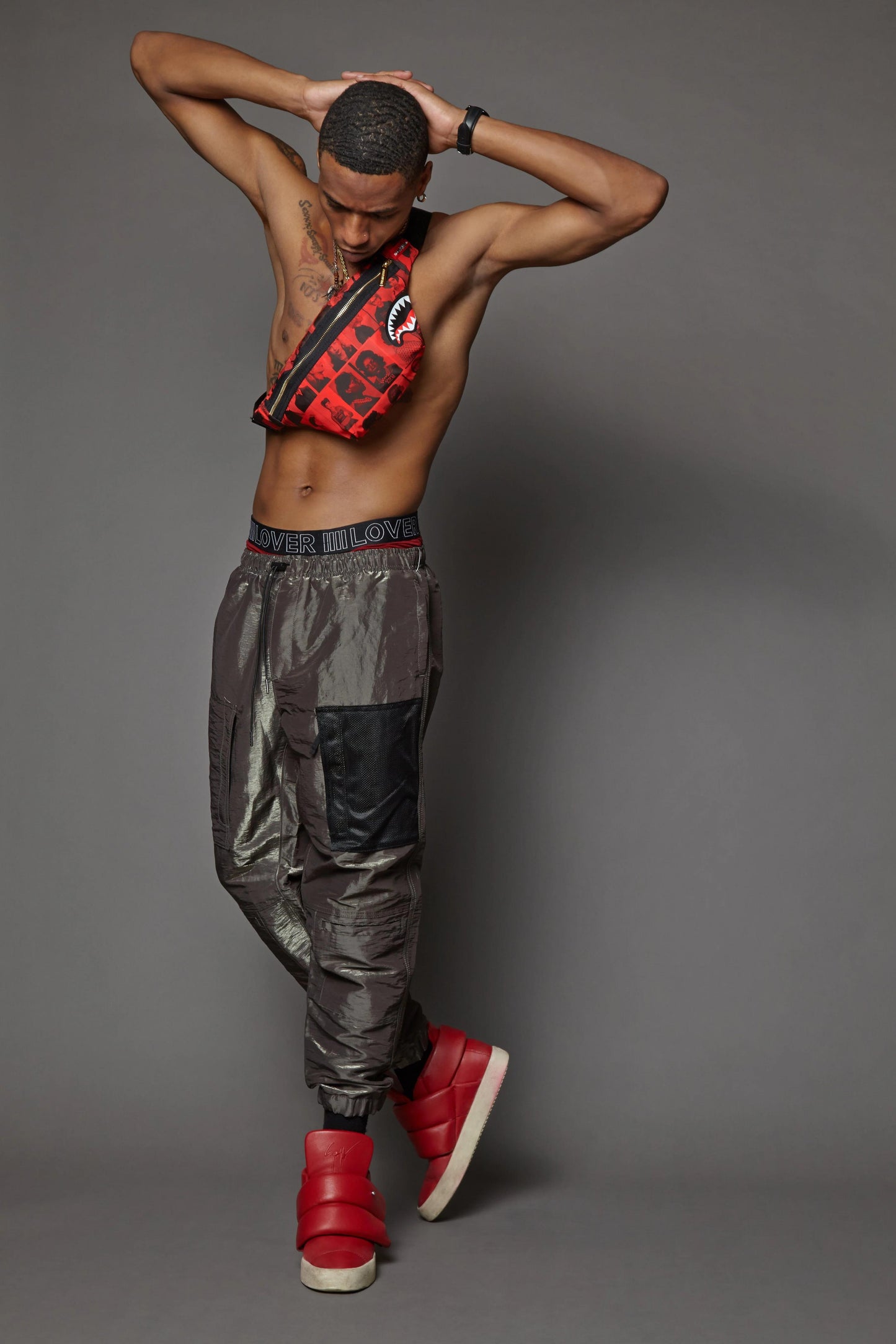 Sprayground New | LAQUAN SMITH SCAMMER 3M SAVVY CROSSBODY