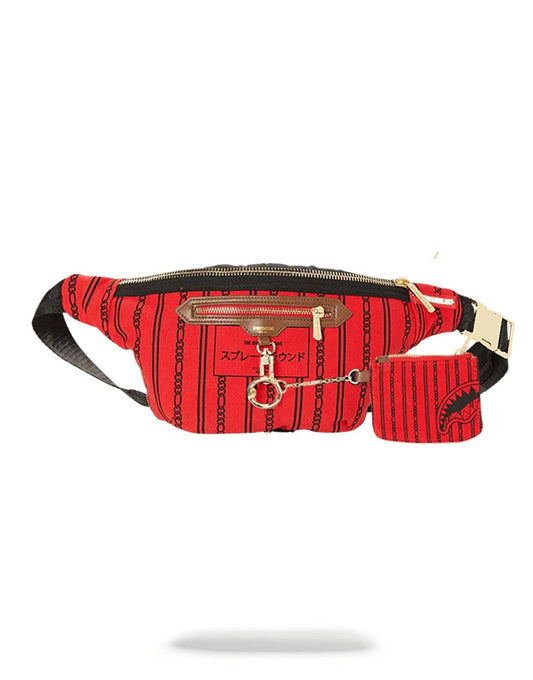 Sprayground Essential | REVERSE SHARKS IN PARIS CROSSBODY (RED)