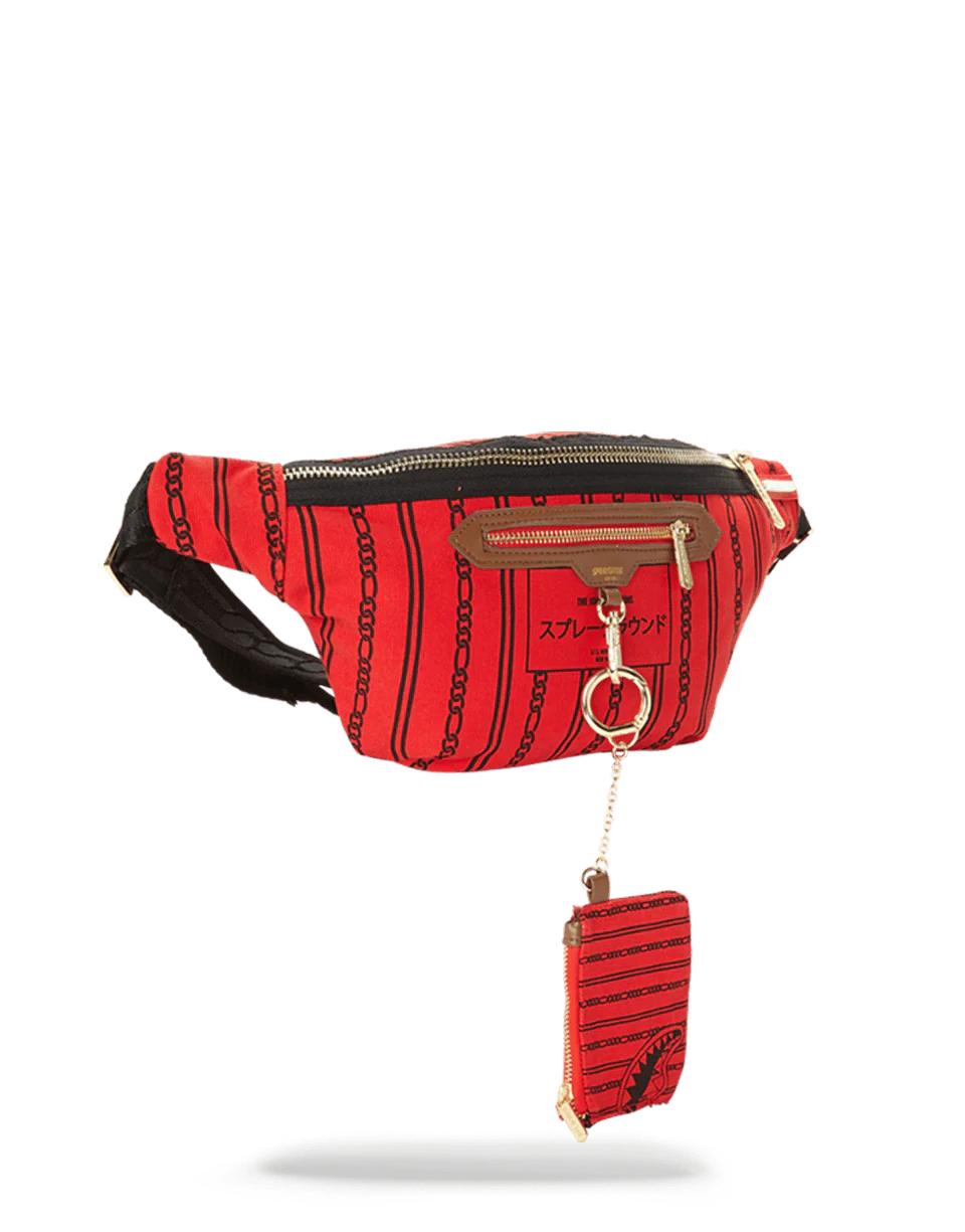 Sprayground Essential | REVERSE SHARKS IN PARIS CROSSBODY (RED)