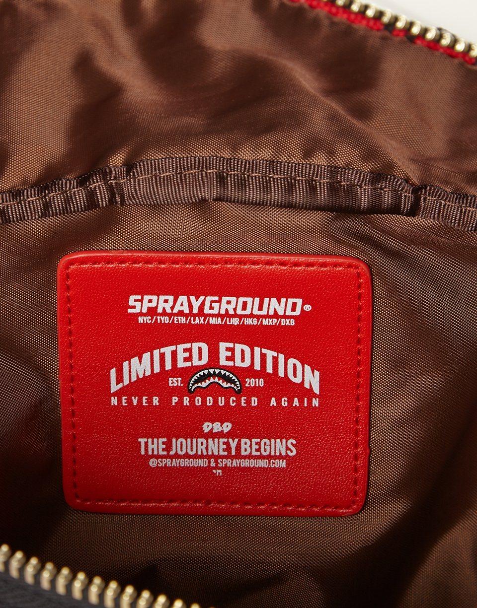 Sprayground Essential | REVERSE SHARKS IN PARIS CROSSBODY (RED)