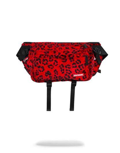 Sprayground Best Seller | RED LEOPARD CROSSBODY TRANSPORTER