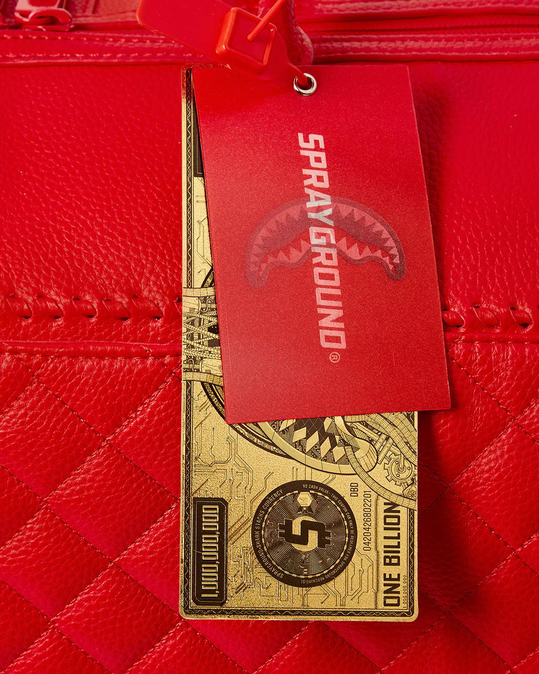 Sprayground Essential | RED RIVIERA EMPEROR DUFFLE