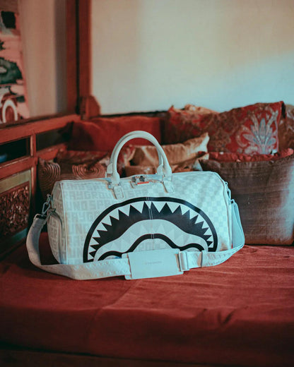 Sprayground Best Seller | SPLIT THE CHECK (PEARL) DUFFLE
