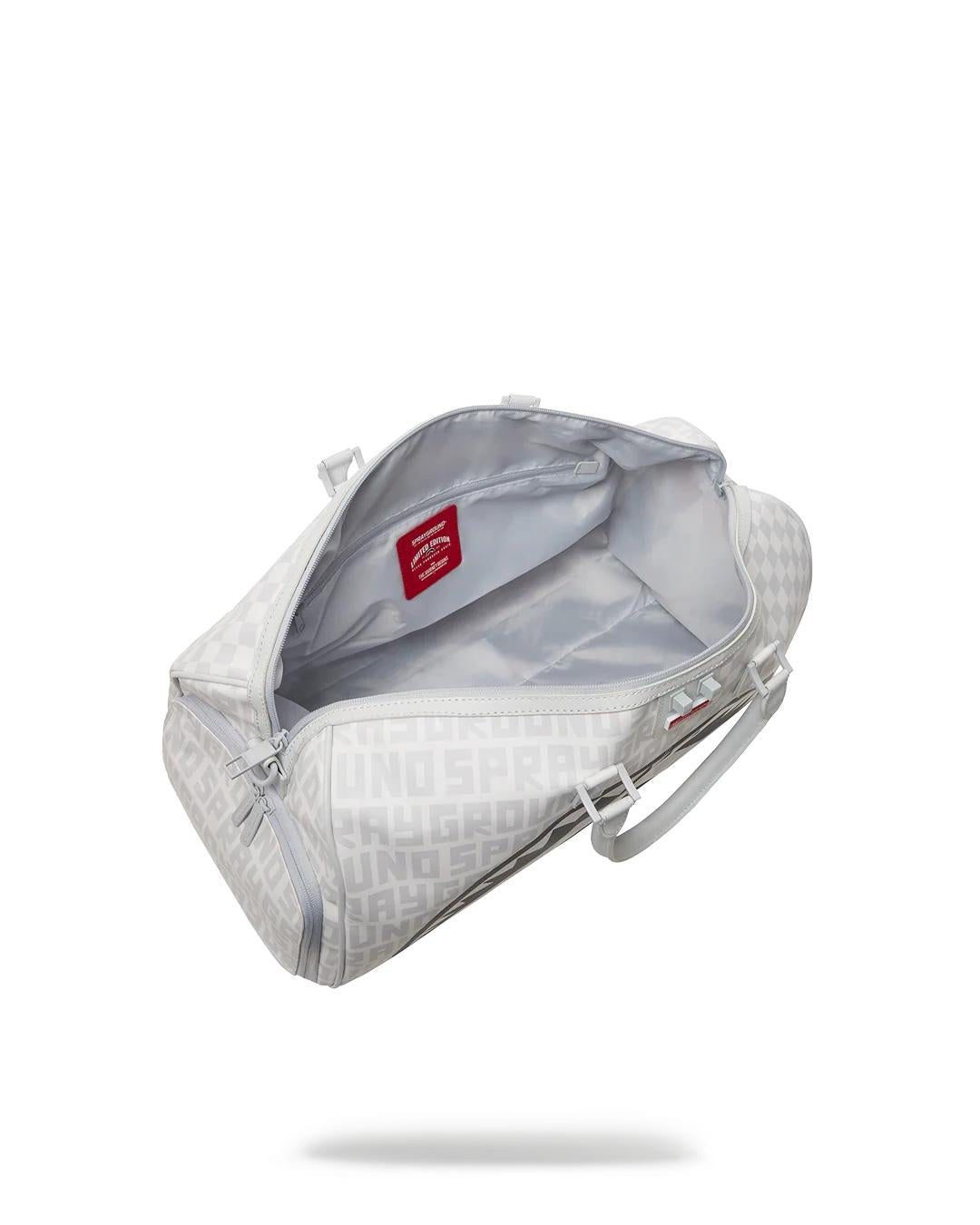 Sprayground Best Seller | SPLIT THE CHECK (PEARL) DUFFLE