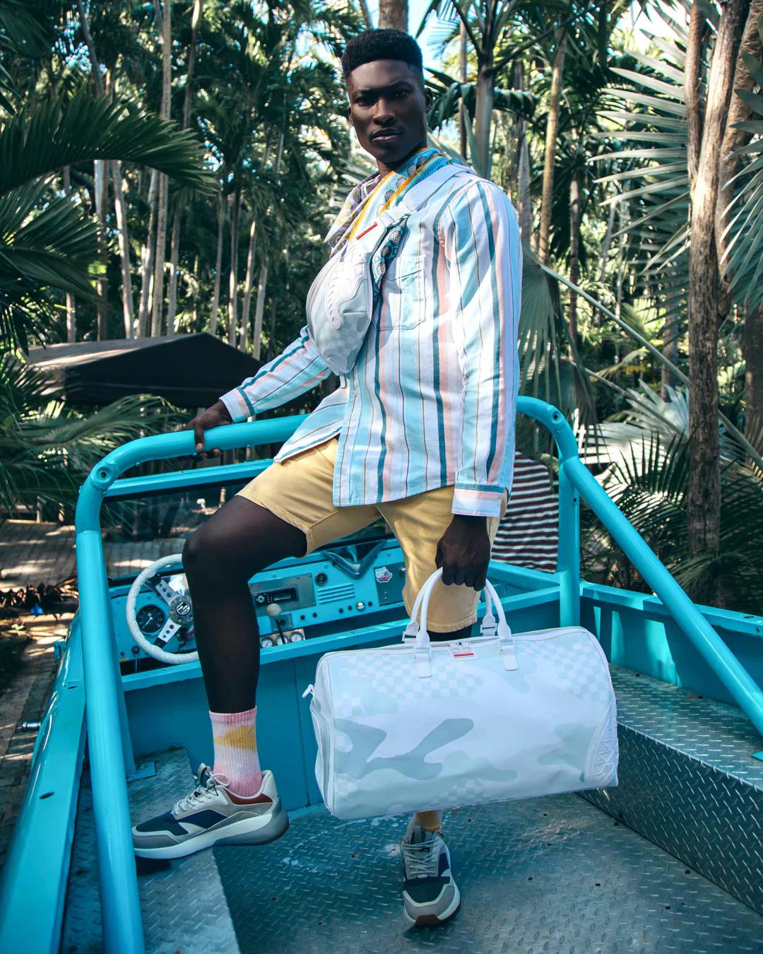 Sprayground New | 3AM LE BLANC DUFFLE