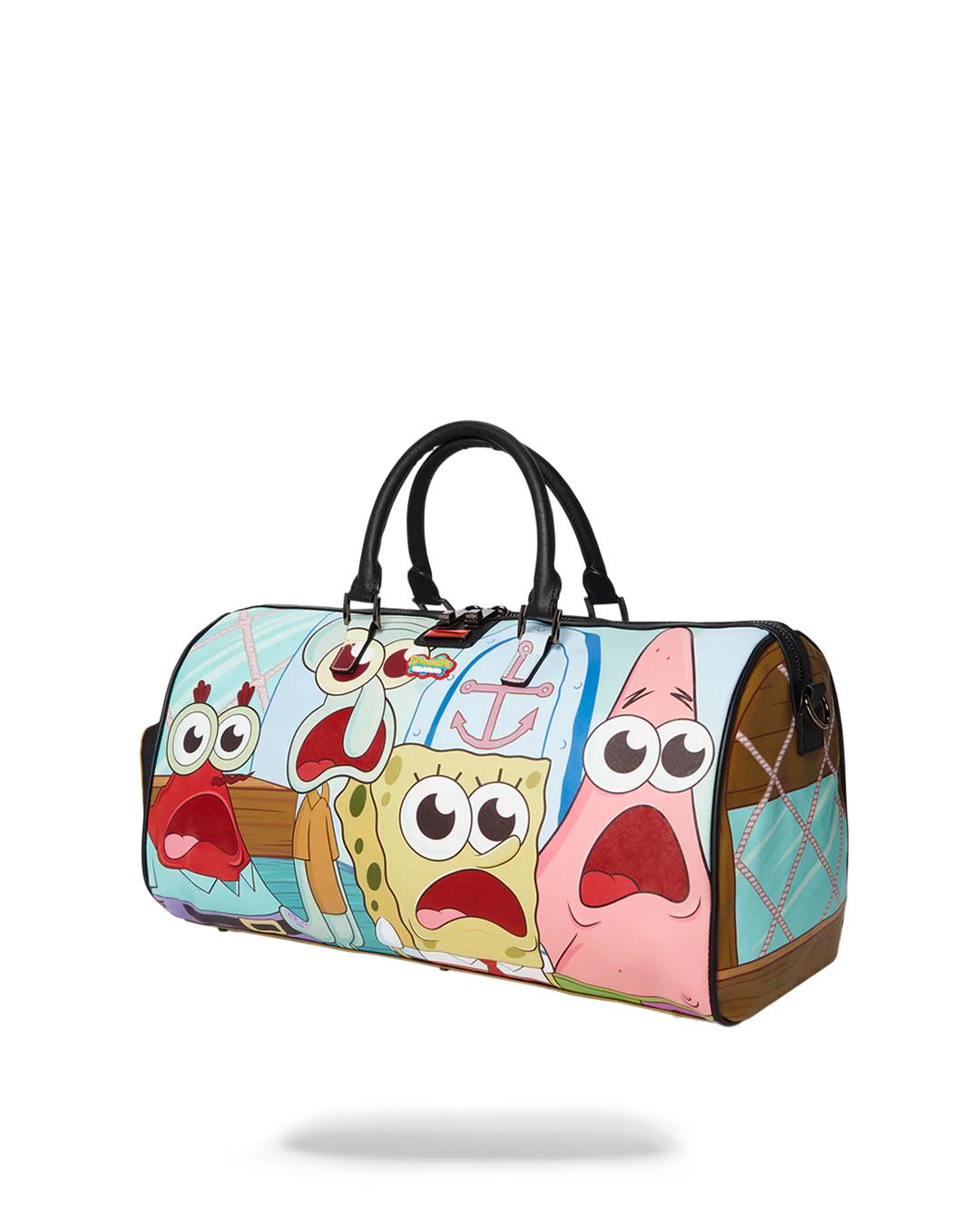 Sprayground Essential | SPONGEBOB SHARK CREW EMPEROR DUFFLE