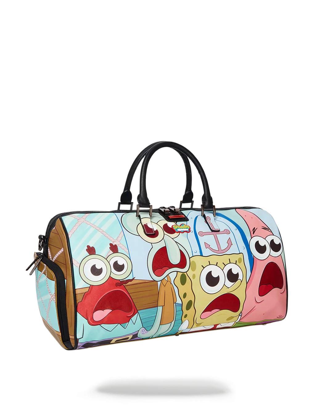 Sprayground Essential | SPONGEBOB SHARK CREW EMPEROR DUFFLE