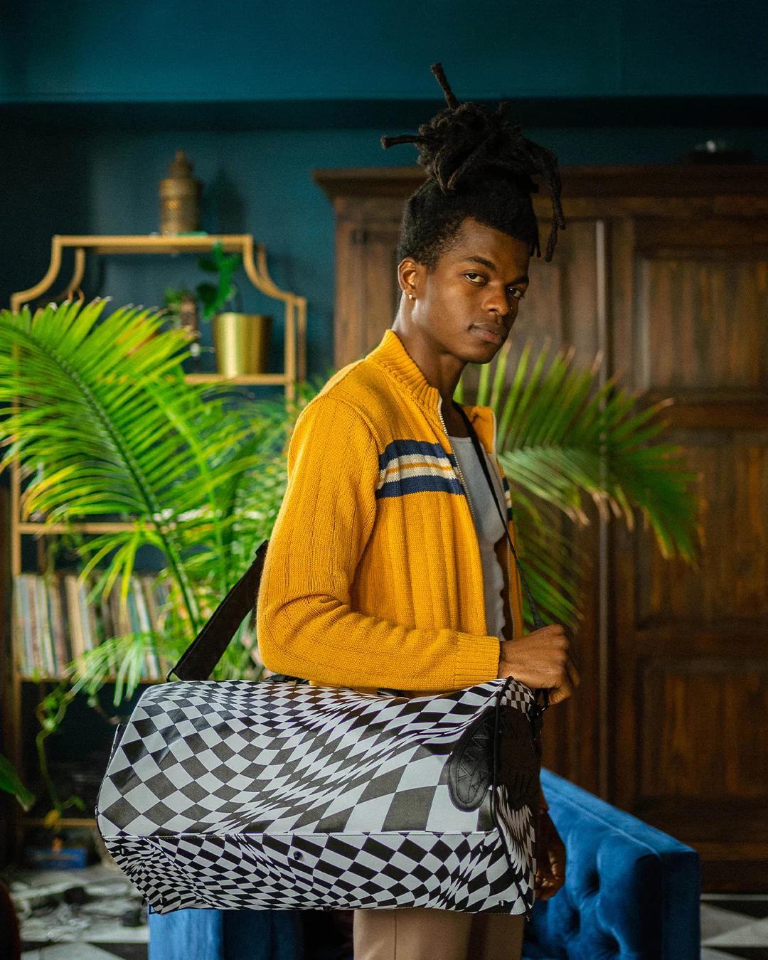 Sprayground Signature | TRIPPY CHECK DUFFLE