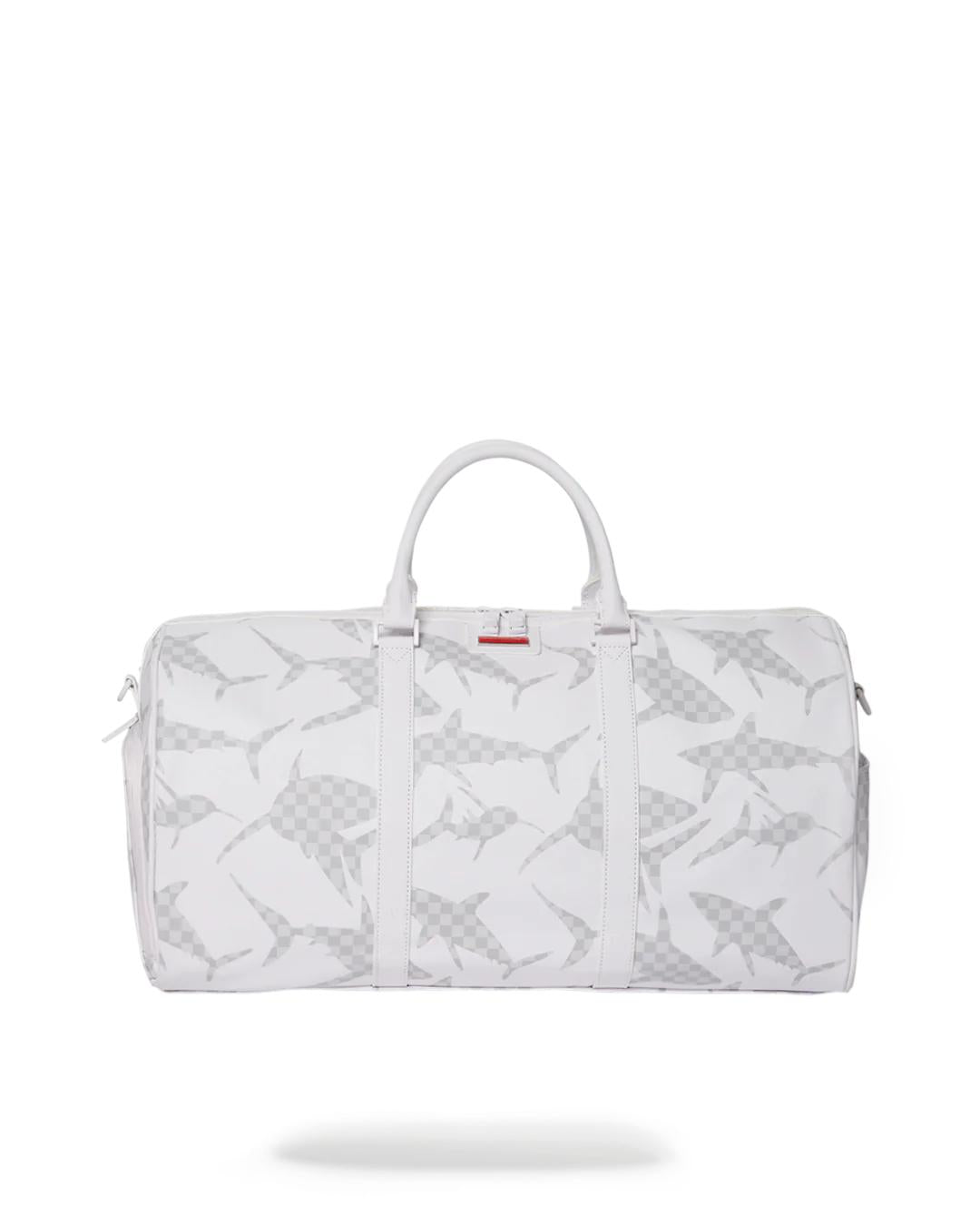 Sprayground Classic | SHARK CHECK (WHITE) DUFFLE
